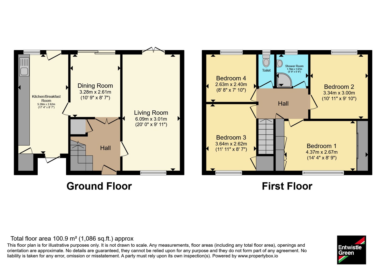 30, Honey Hall Road, Merseyside floorplan