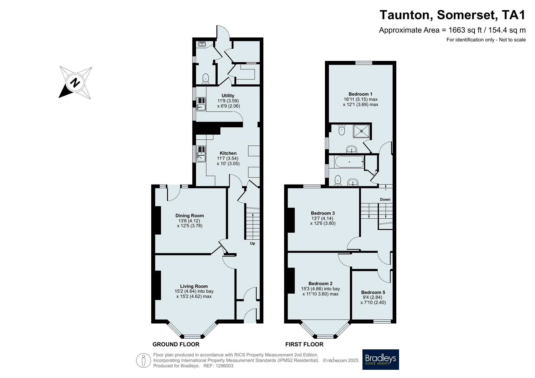 Billetfield, Taunton, Somerset floorplan