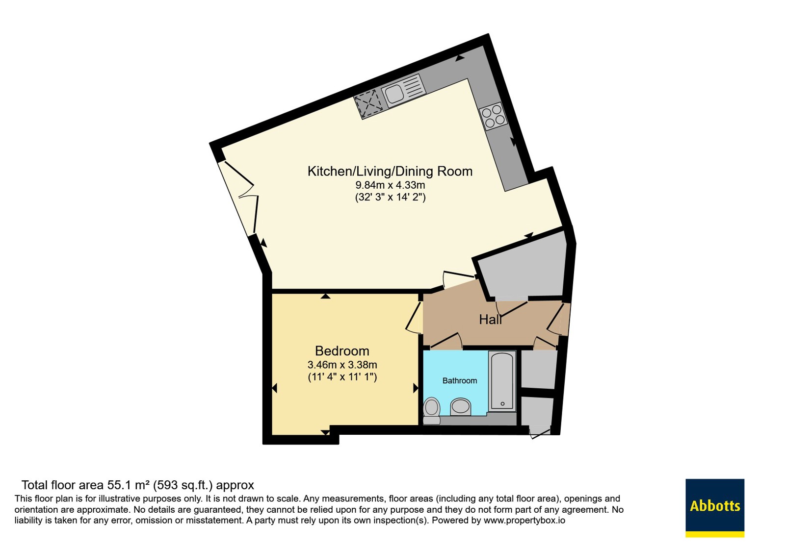 52 The Winerack,, Key Street, Suffolk floorplan