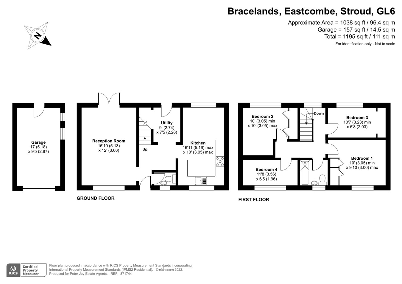Bracelands, Stroud GL6, 4 bedroom semidetached house for