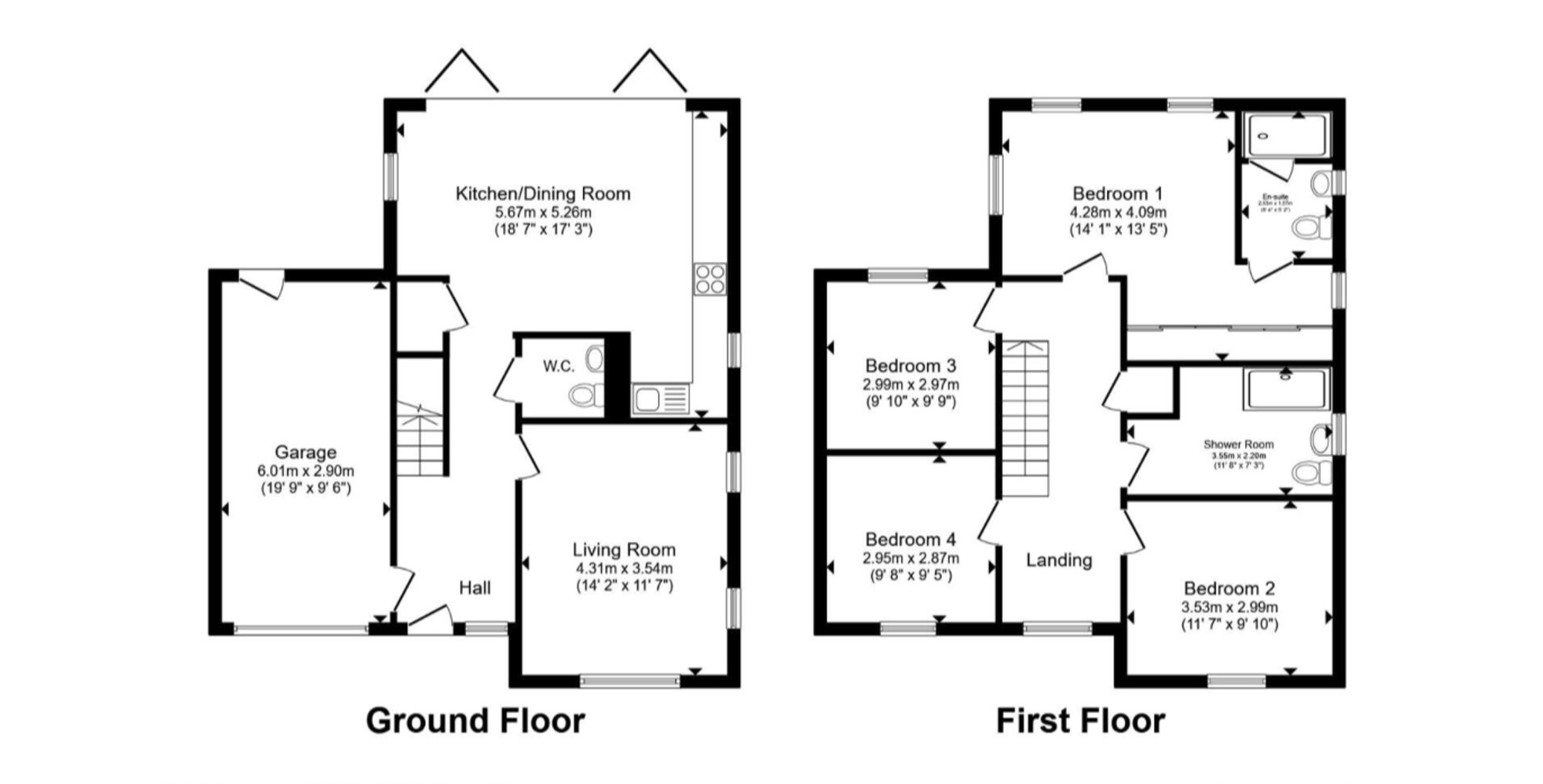 101 Kingfisher Way, Newark floorplan