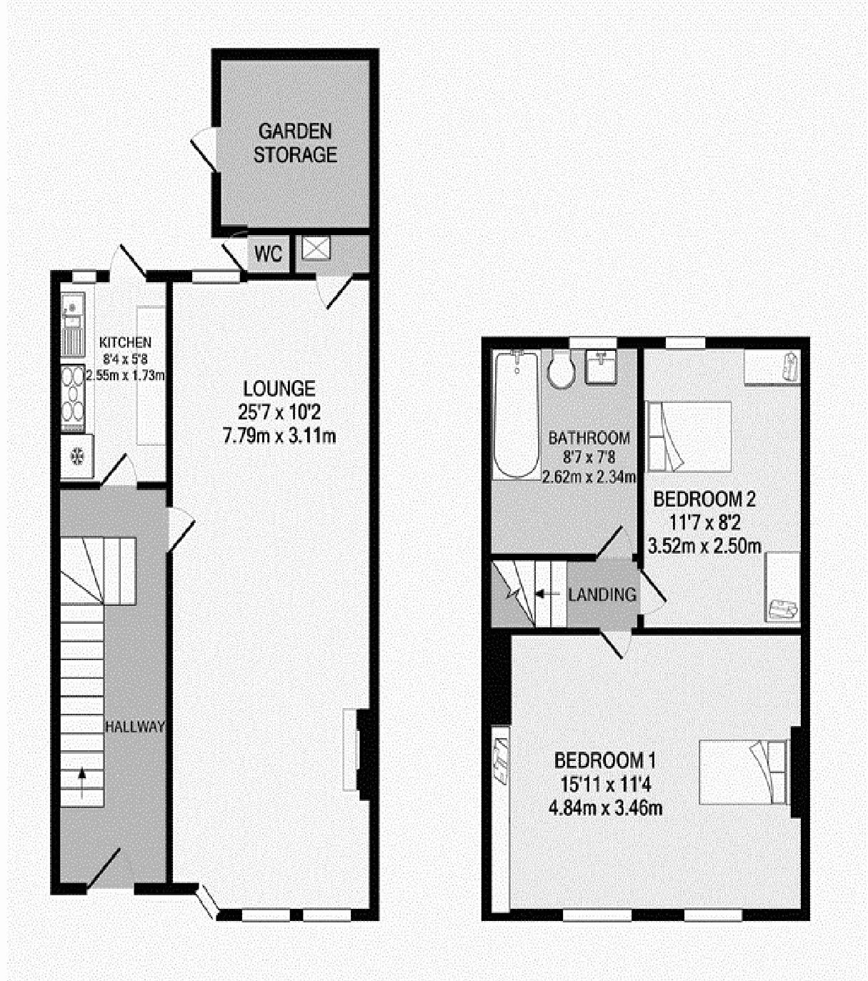 401, Lincoln Road, Enfield floorplan