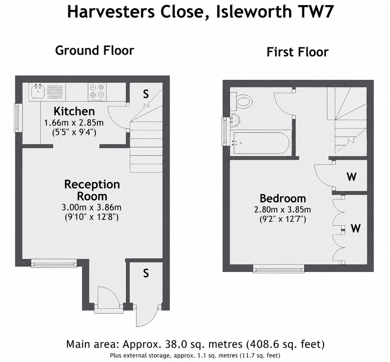 24, Harvesters Close, Isleworth floorplan
