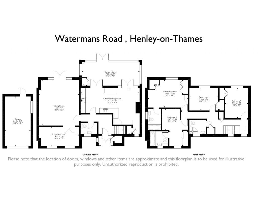 5 Bedrooms Semi-detached house for sale in Watermans Road, Henley-On-Thames RG9