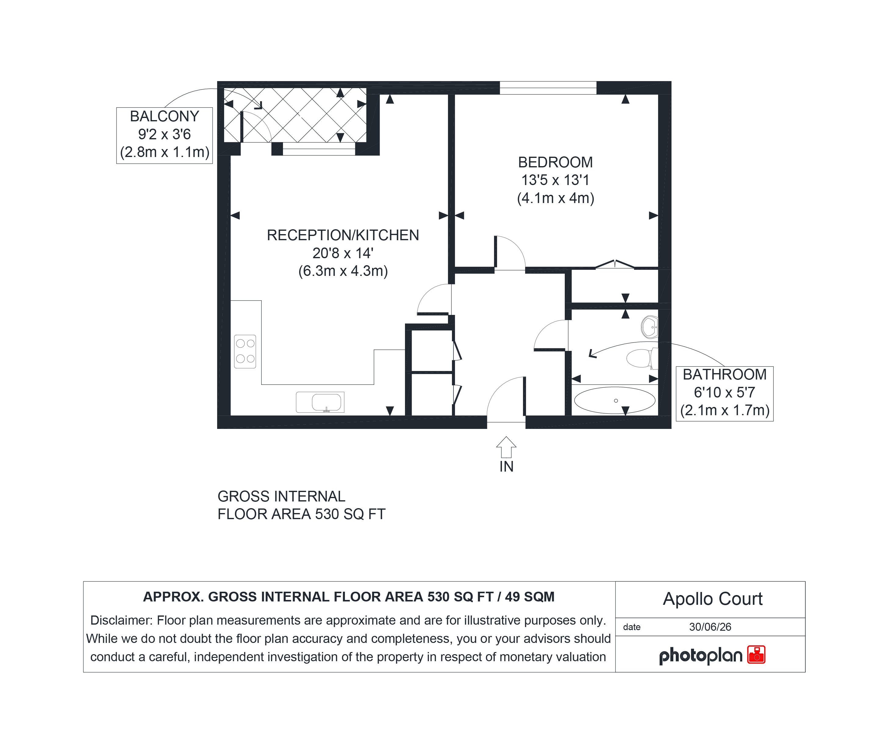 High Street, London floorplan