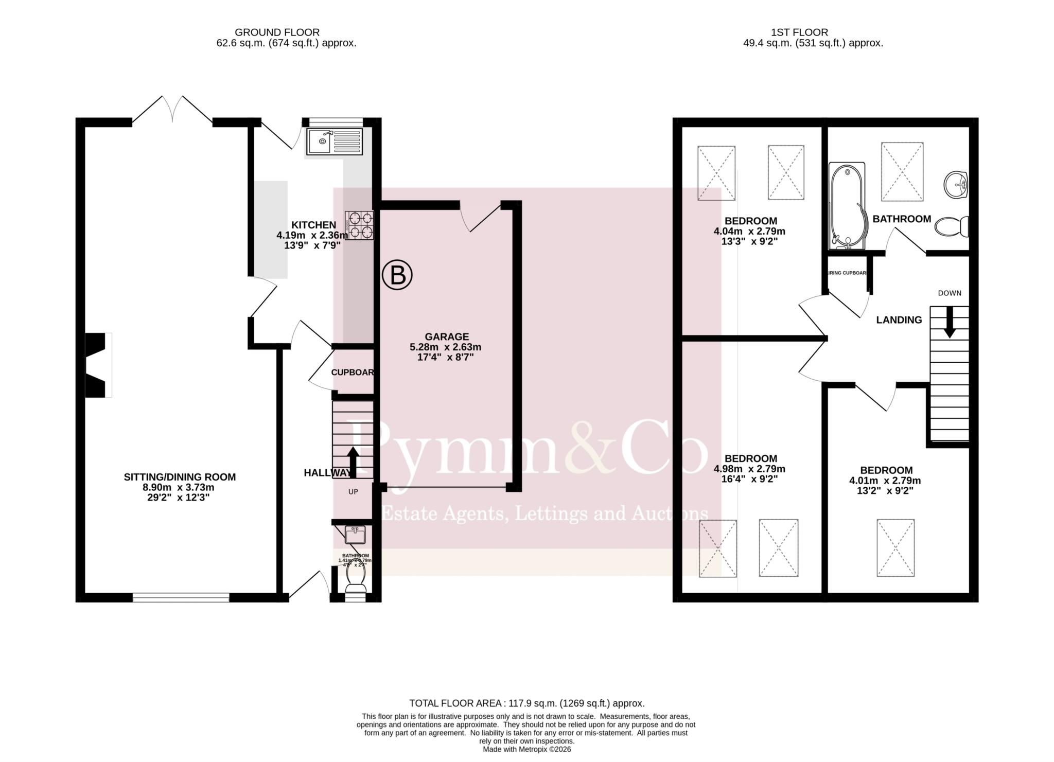 115, Sir Williams Close, Norwich floorplan