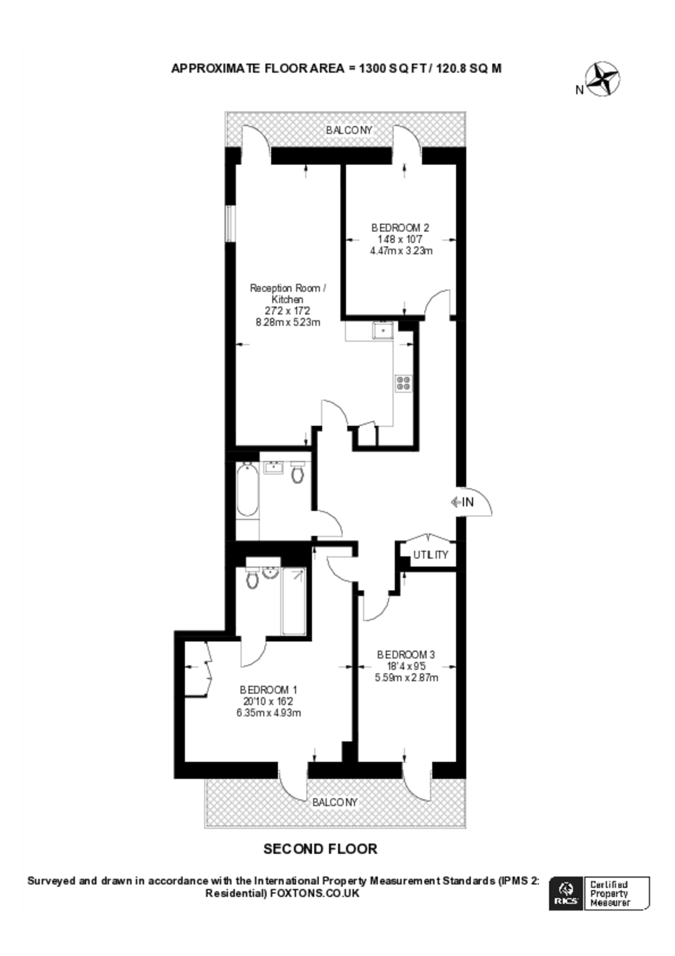 Beaufort Court, West Hampstead floorplan