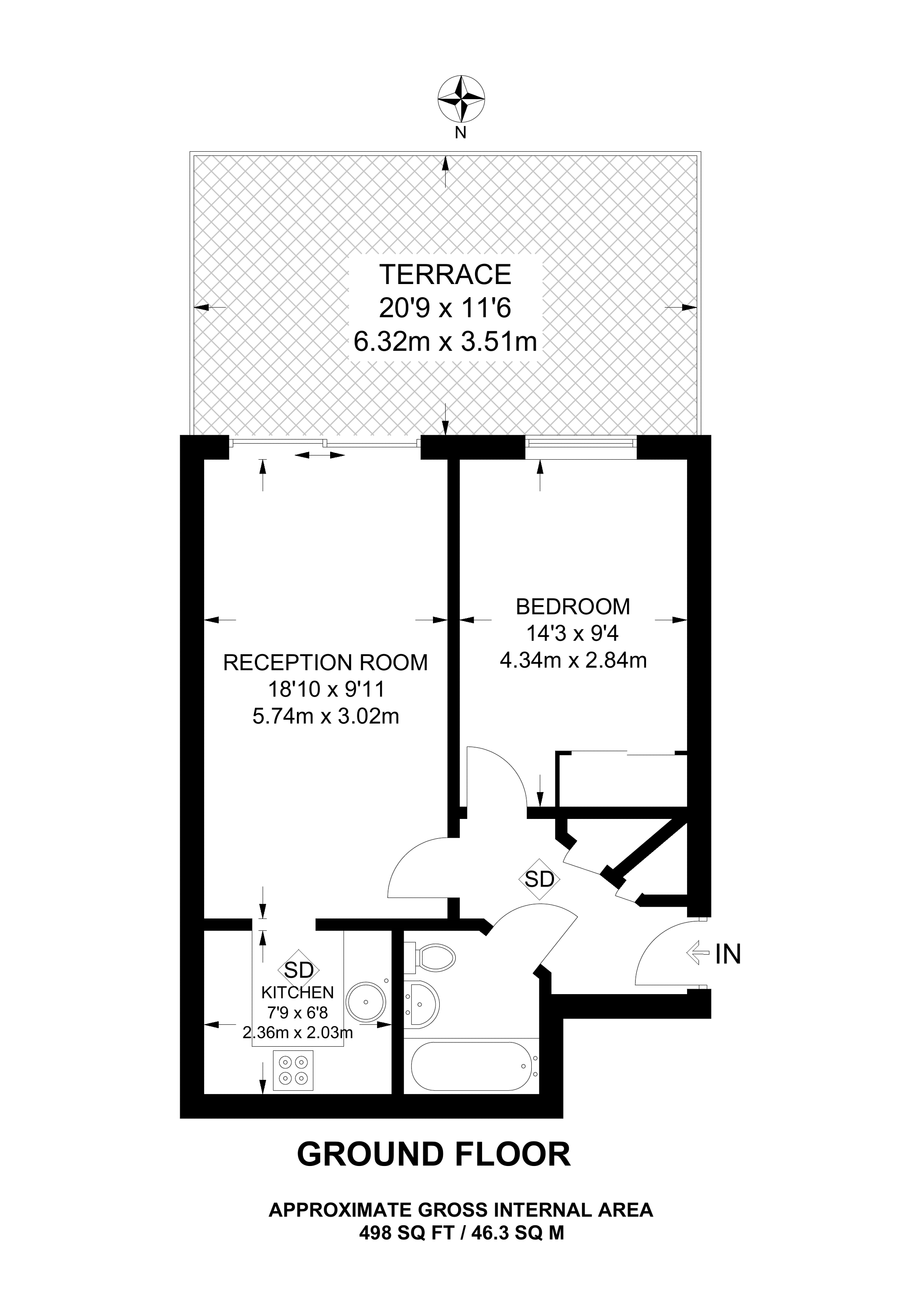 1 Bedrooms Flat for sale in Chartfield Avenue, Putney, London SW15