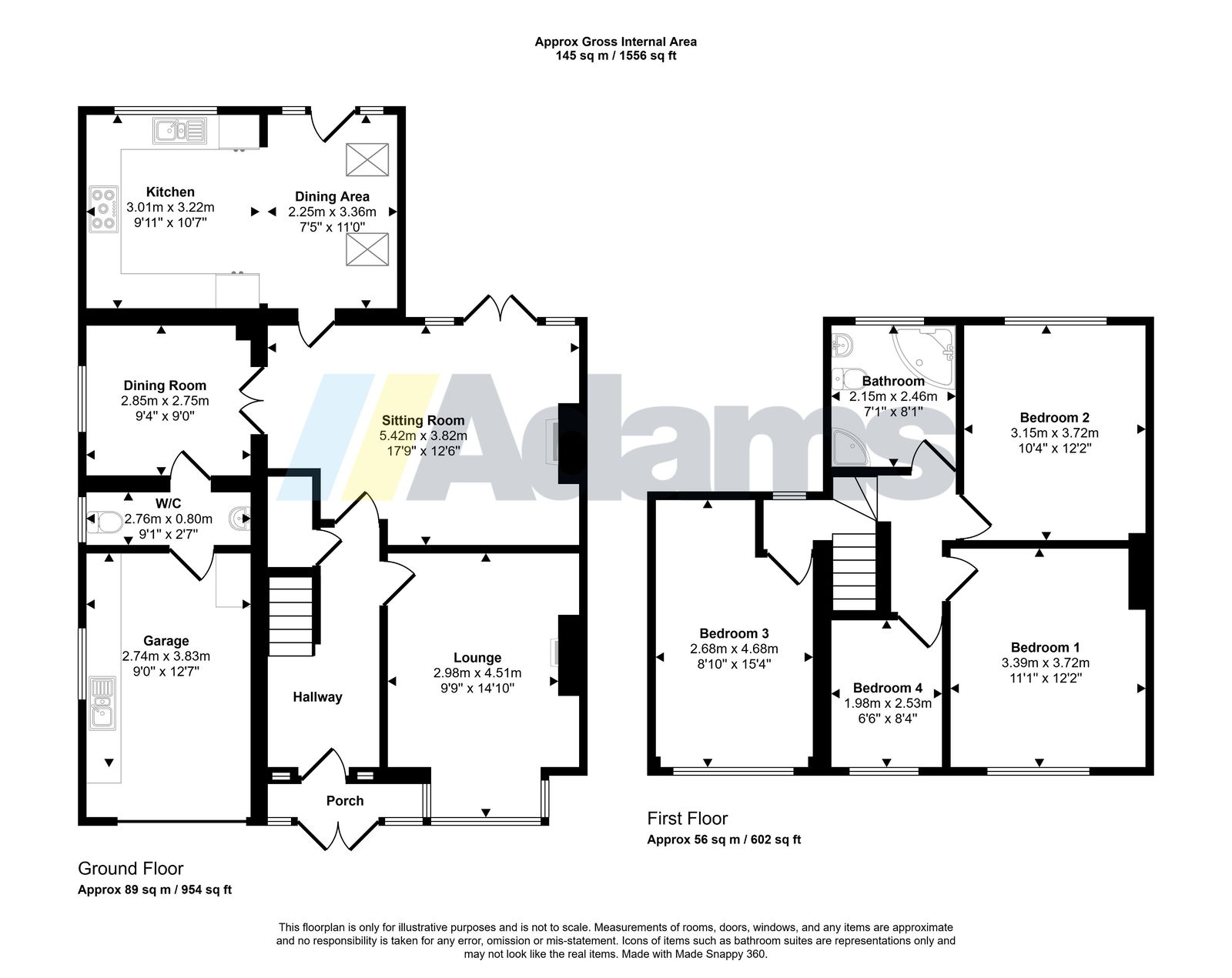 60, Middlehurst Road, Warrington floorplan