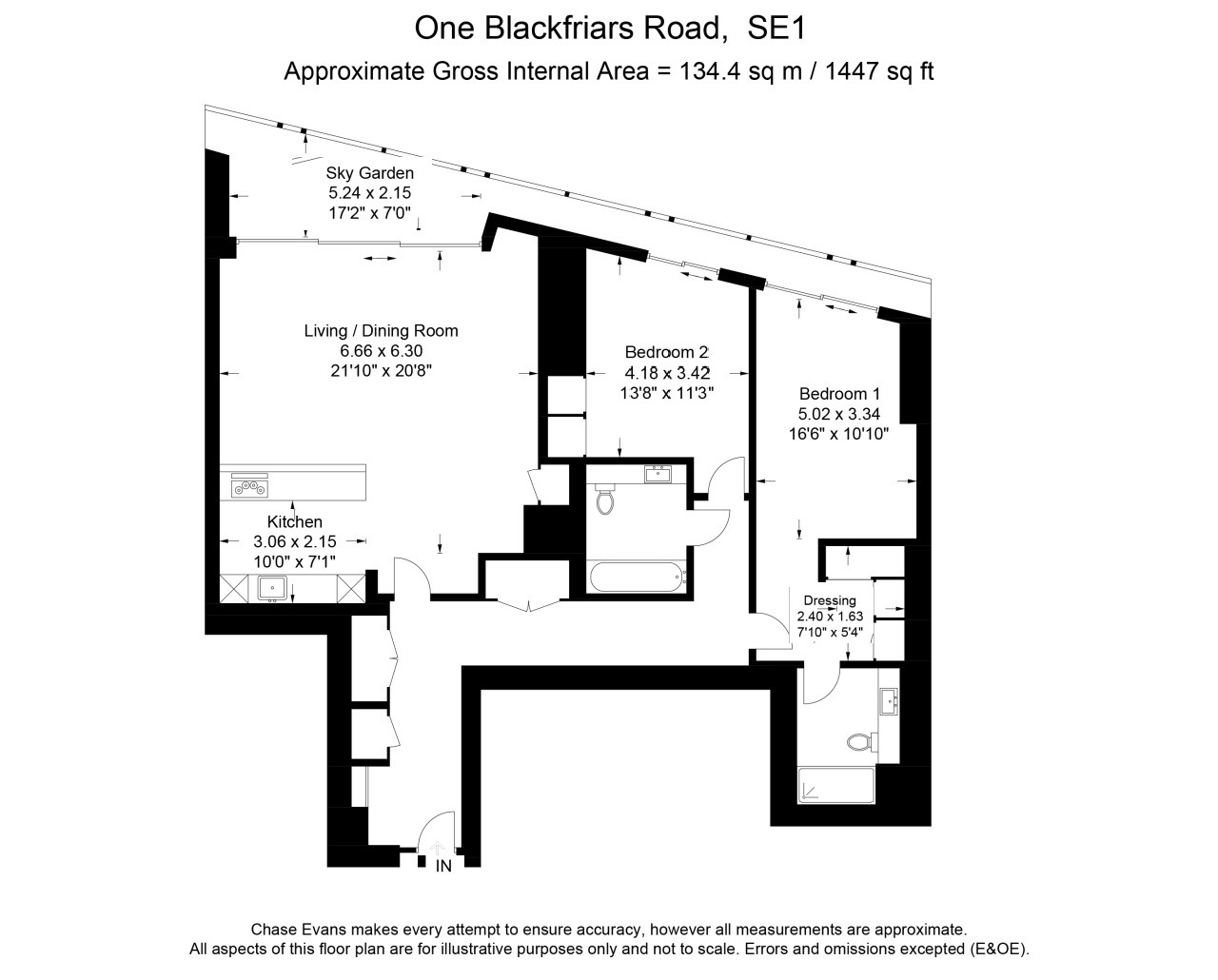 2 Bedrooms Flat to rent in One Blackfriars, Blackfriars Road, Southwark SE1