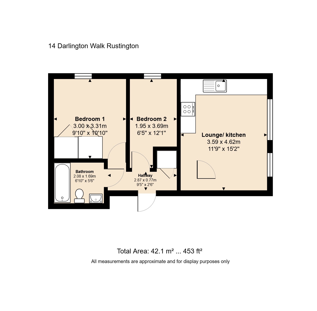 Darlington Walk, Rustington floorplan