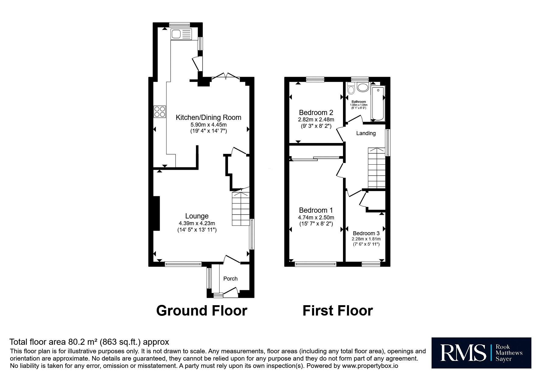 16, Amberley Way, Blyth floorplan