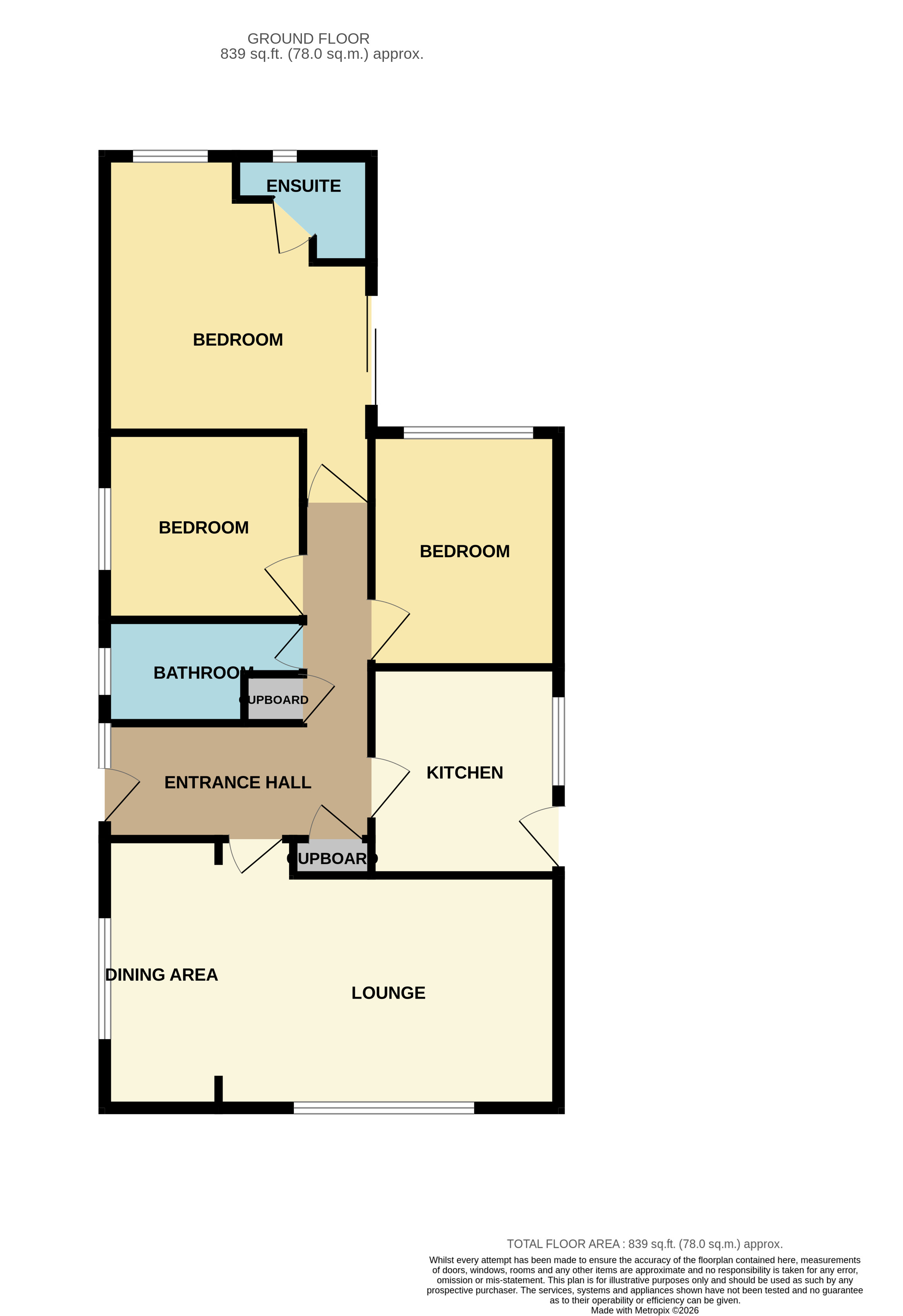 44 Bridport Road, Bridport Road, Poole floorplan