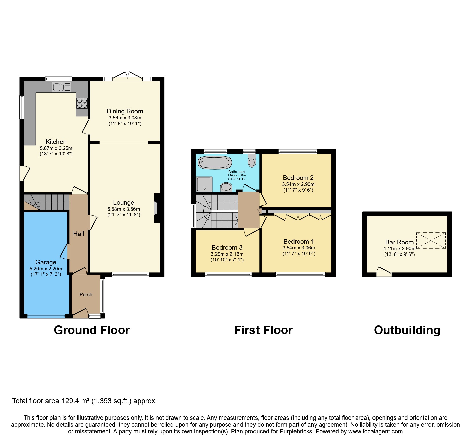 86, Guernsey Drive, Birmingham floorplan