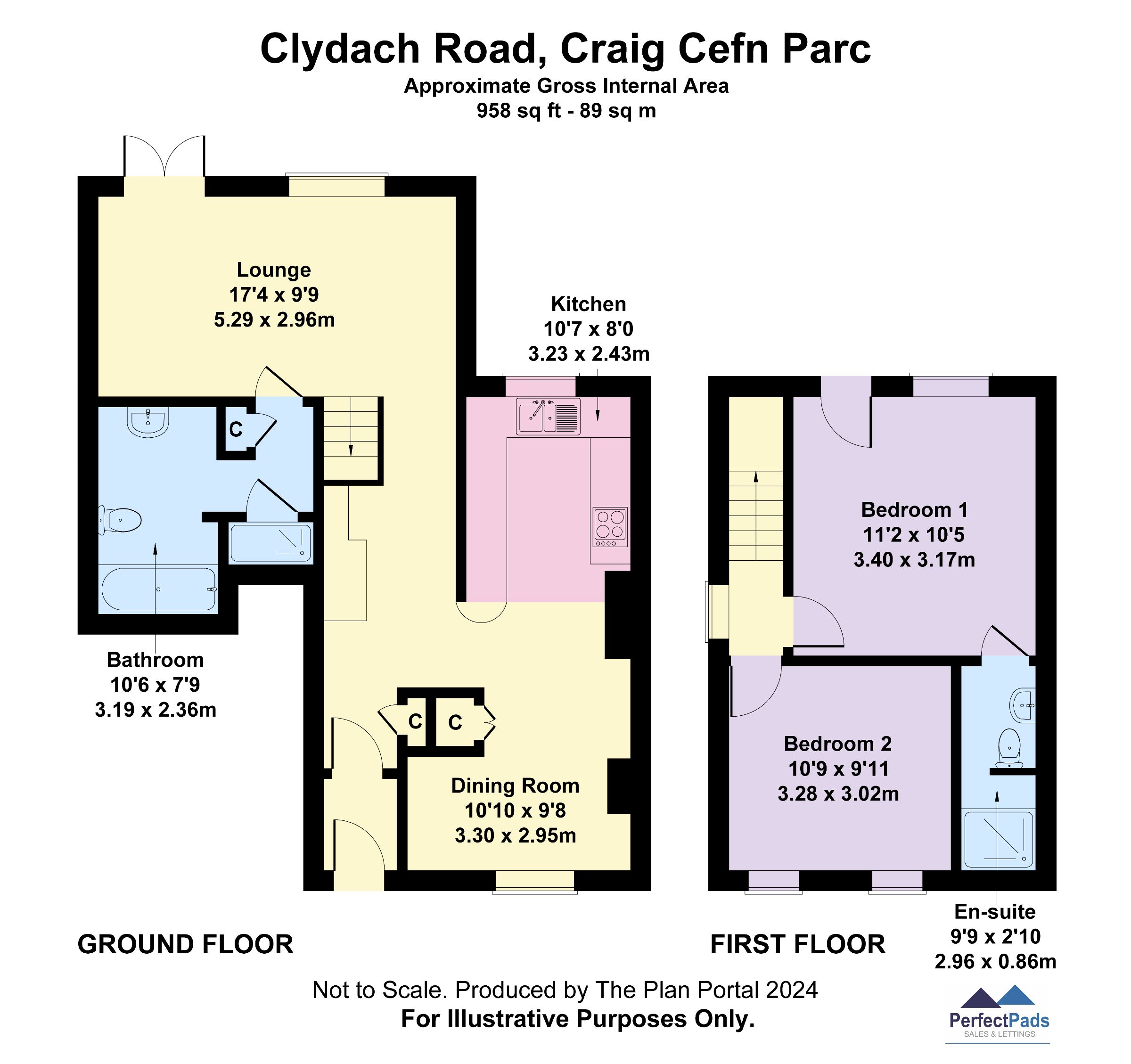 87 Clydach Road, Swansea floorplan