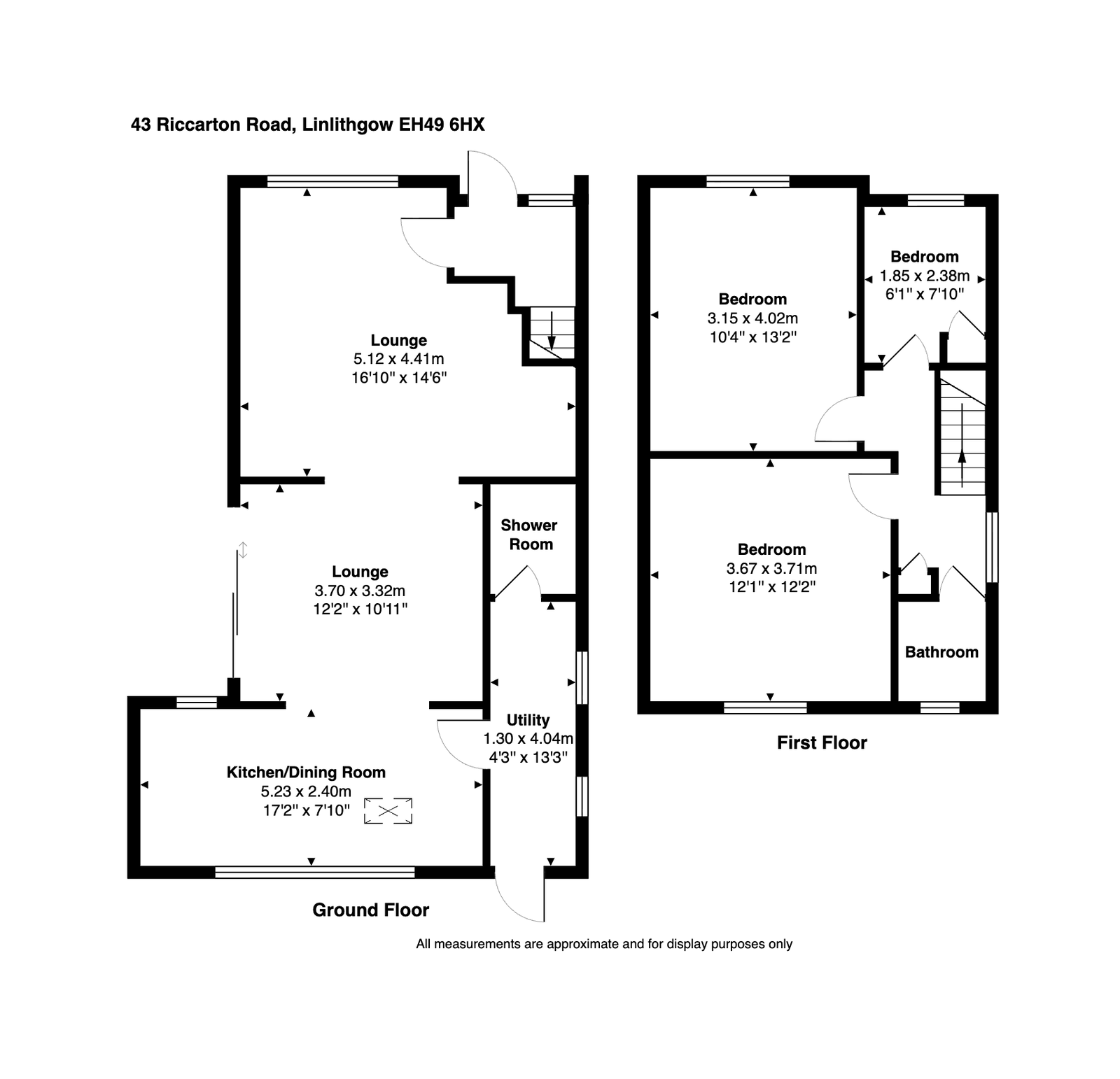 43, Riccarton Road, Linlithgow floorplan