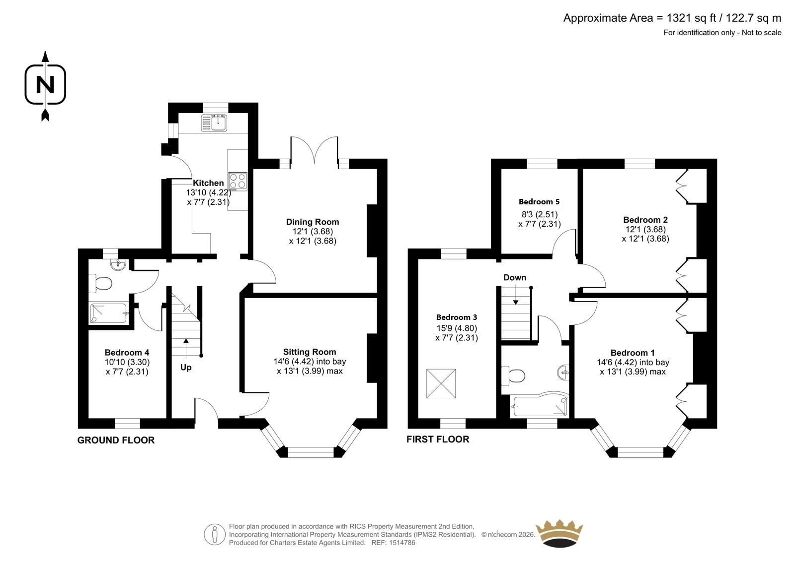 2, Darlington Gardens, Southampton floorplan