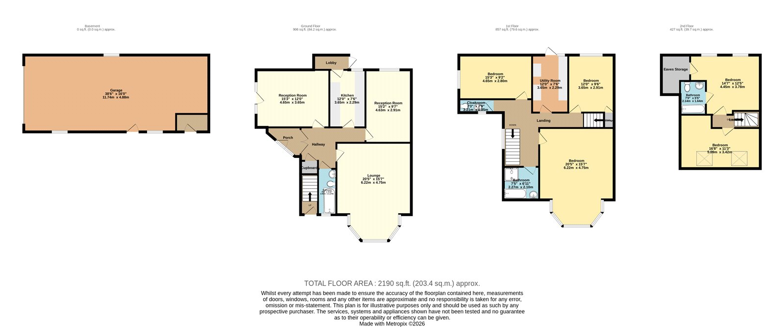 142, Cranbrook Road, Bristol floorplan