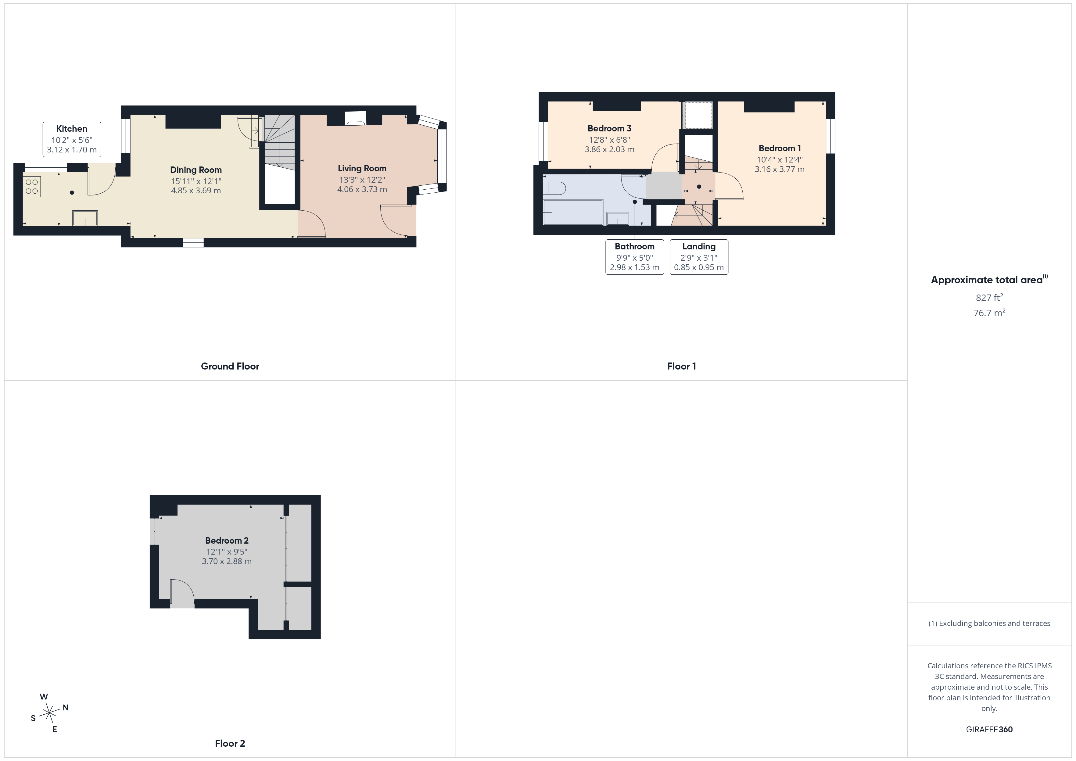 63, Burnham Street, Nottingham, NG5 2FD floorplan