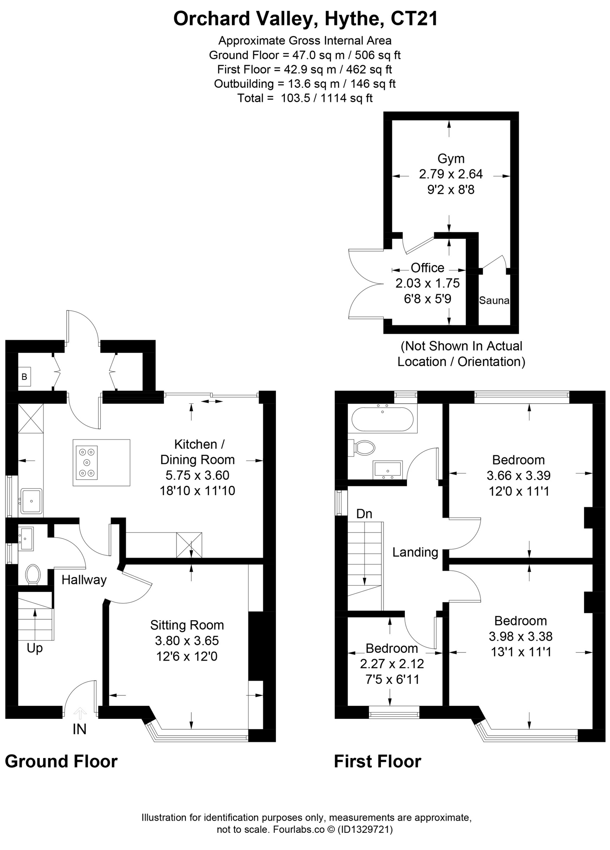 52, Orchard Valley, Hythe floorplan