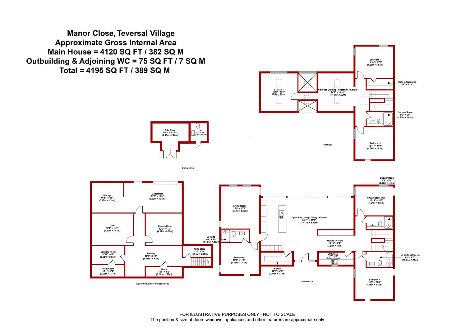 Last House, Manor Close, Sutton-in-Ashfield floorplan