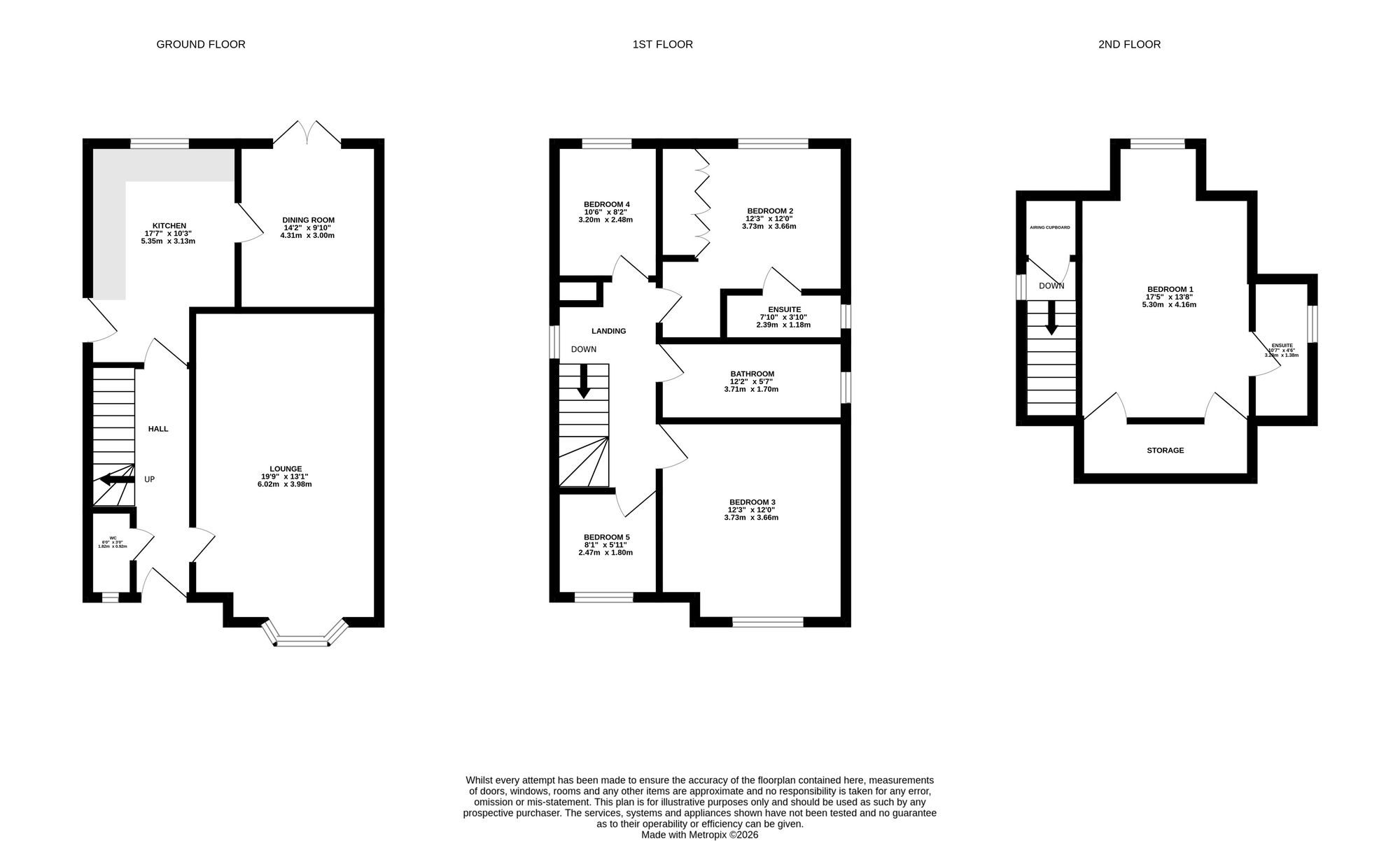 51 Wellsfield, Bushey floorplan