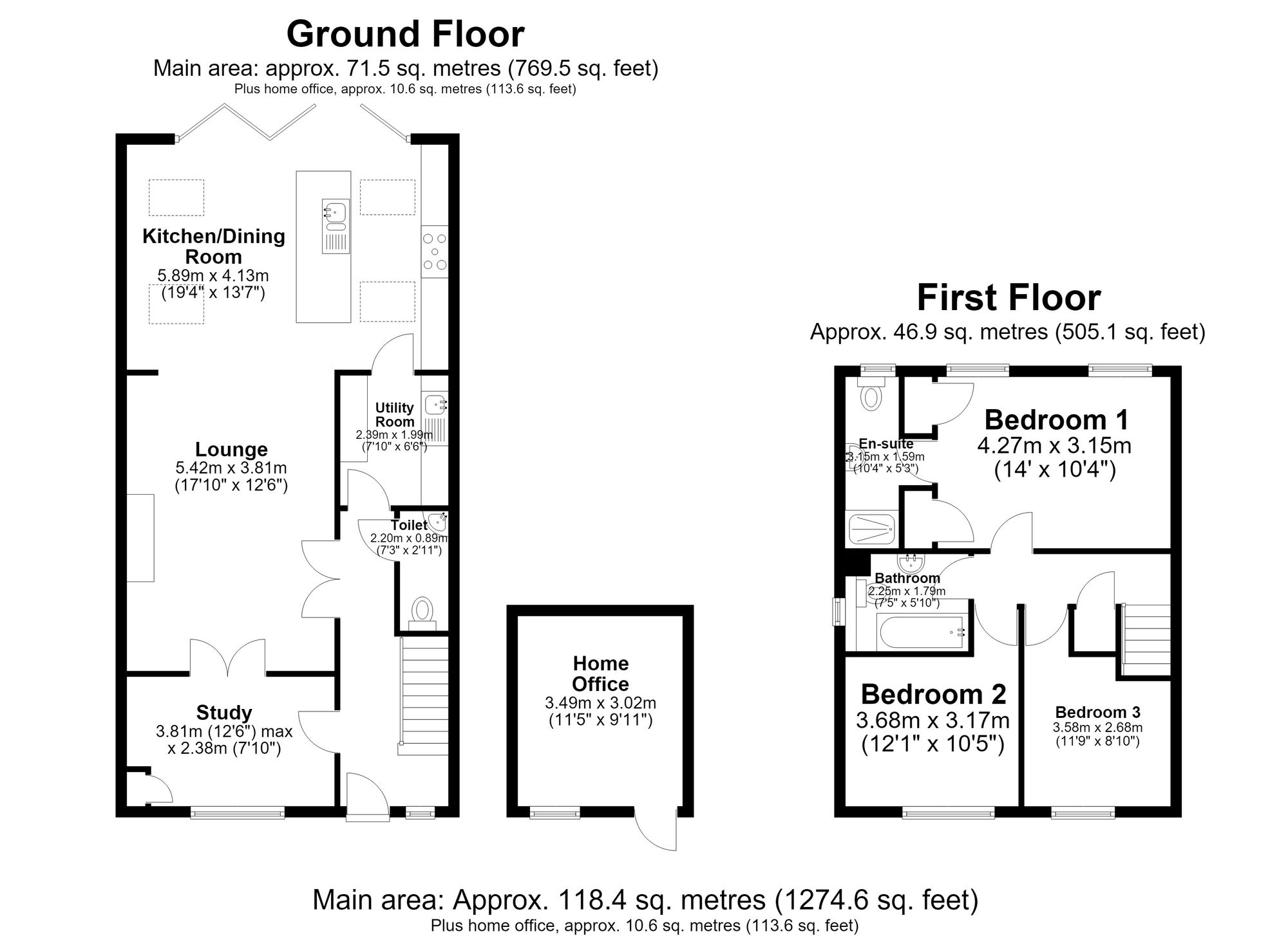 86a High Street, Royston floorplan
