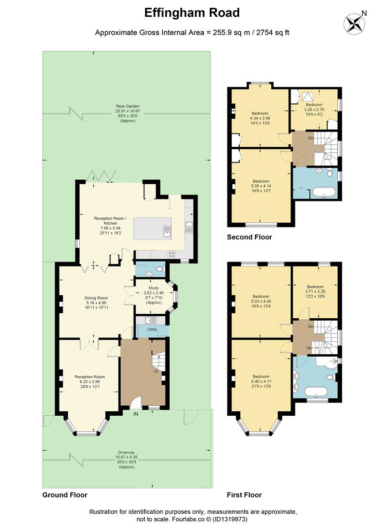 62, Effingham Road, Surbiton floorplan