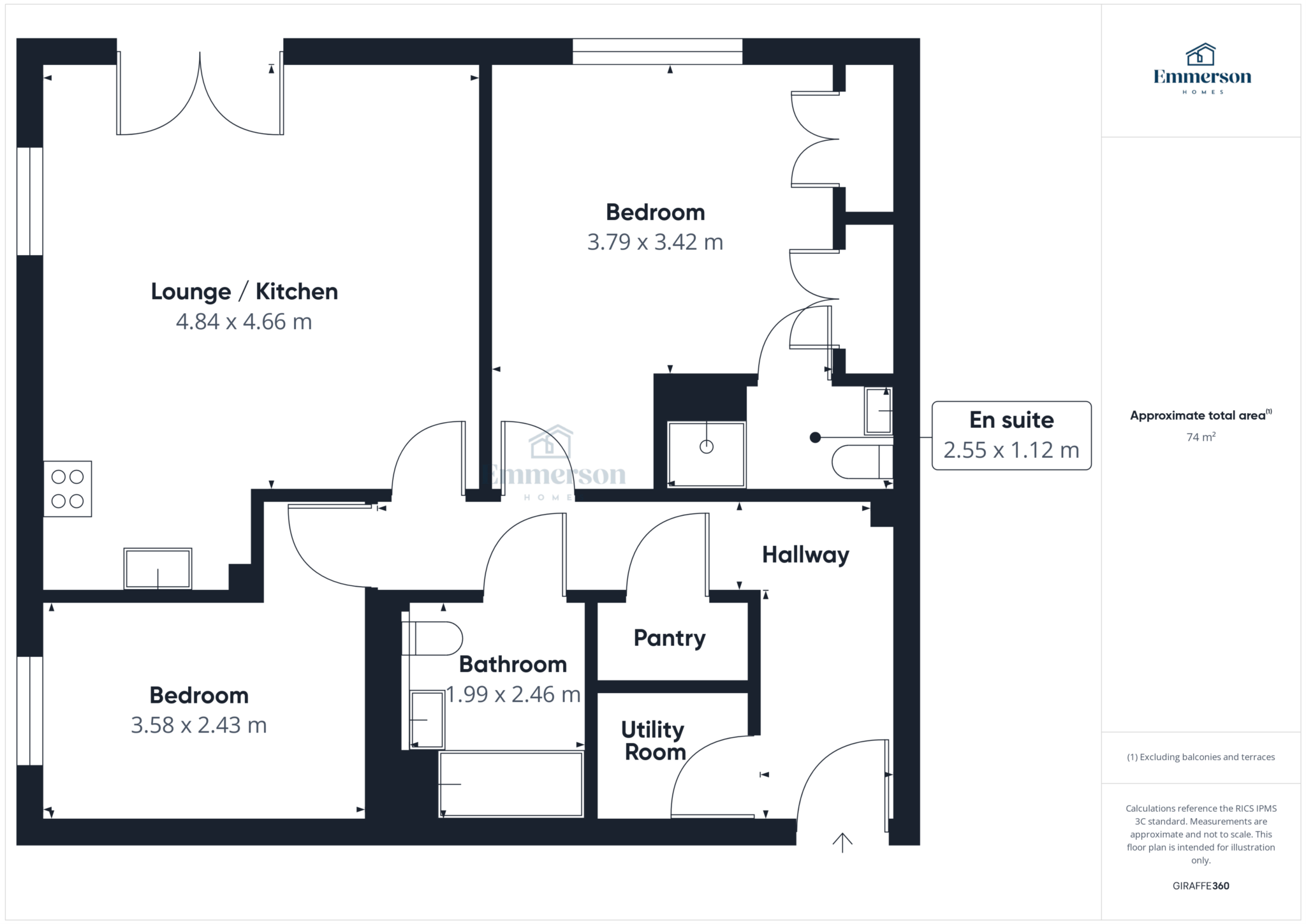 Cardon Square, Renfrew floorplan