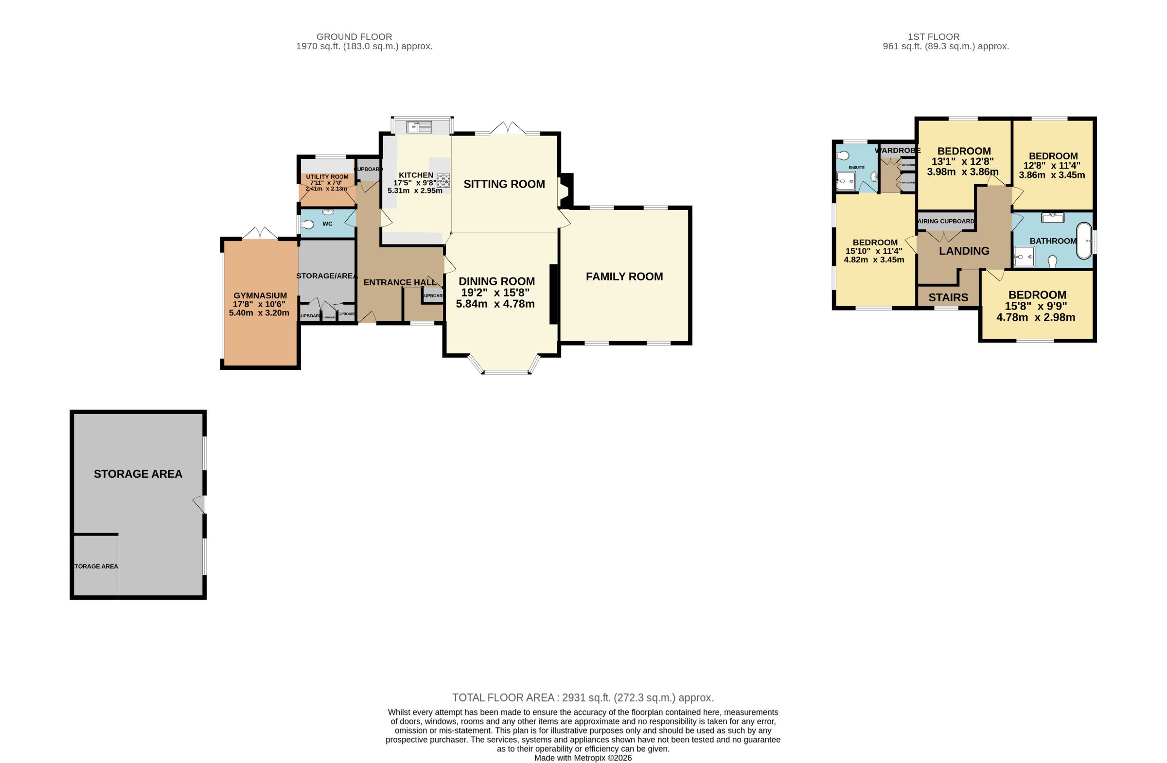 Silver Birches, Coleford floorplan