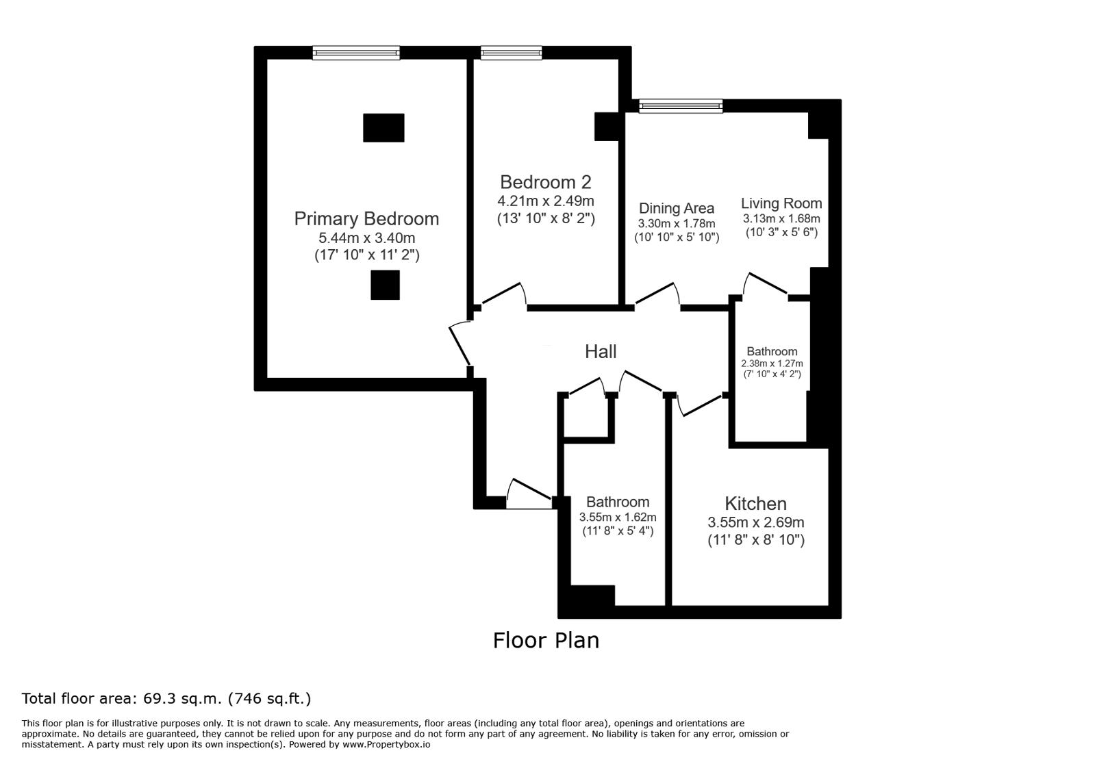 Apartment 106, 323, Bramall Lane, Sheffield floorplan