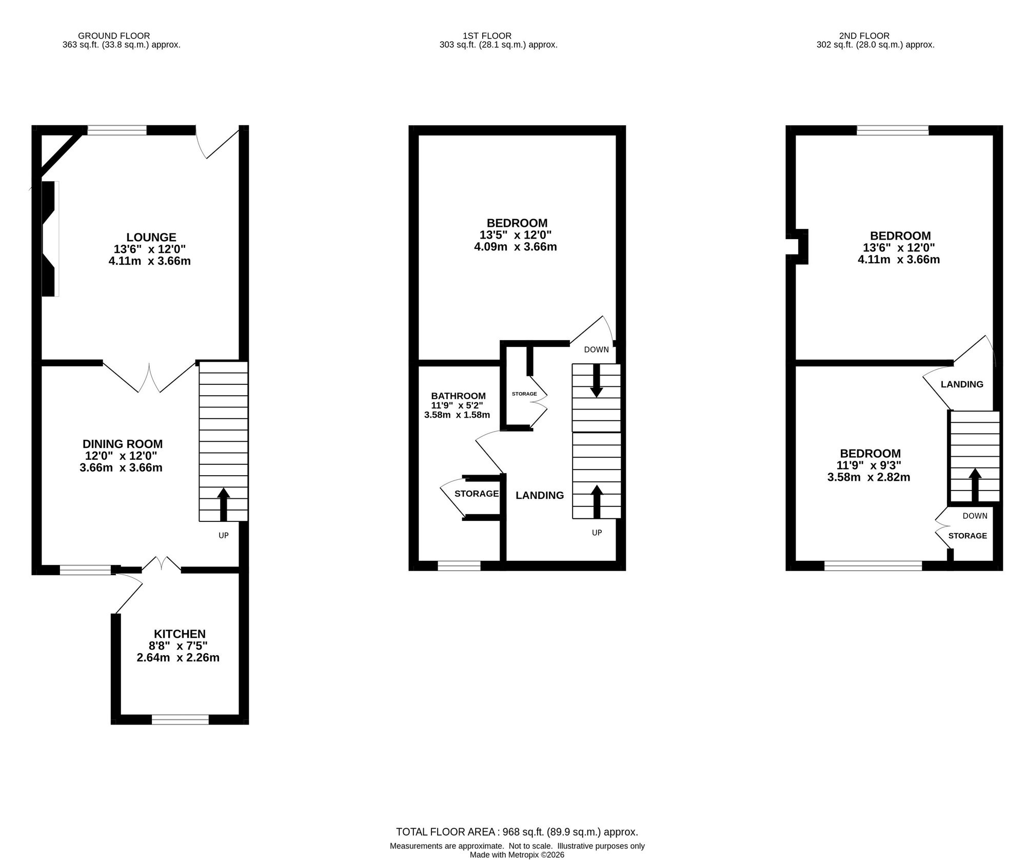 178 George Street, Stockport floorplan