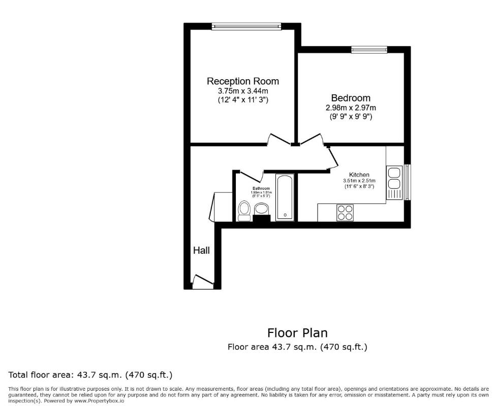 2 Enton Place, Vine Place, Hounslow floorplan
