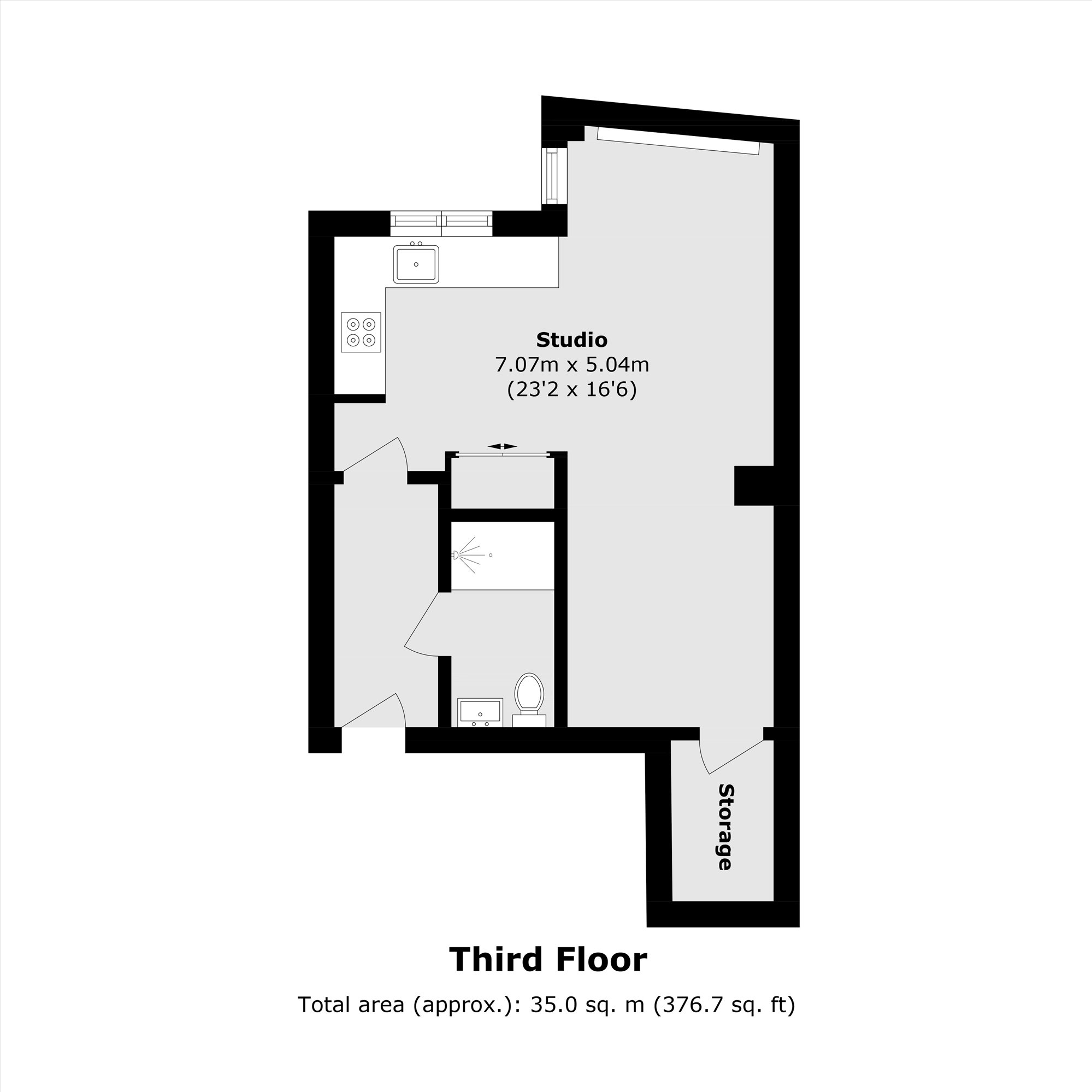 Flat C, 12 Berwick St, 12 Berwick Street, London floorplan