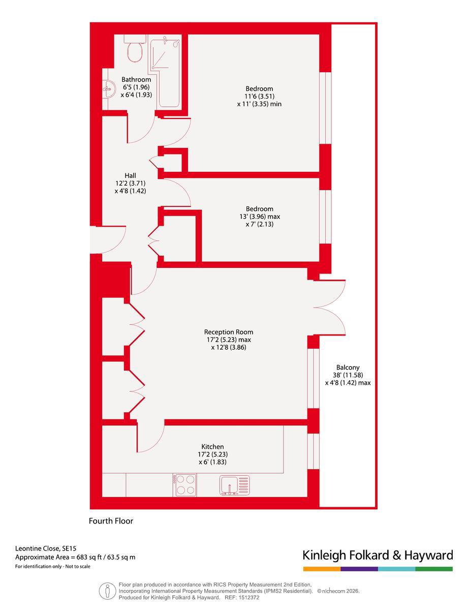 Leontine Close, London floorplan