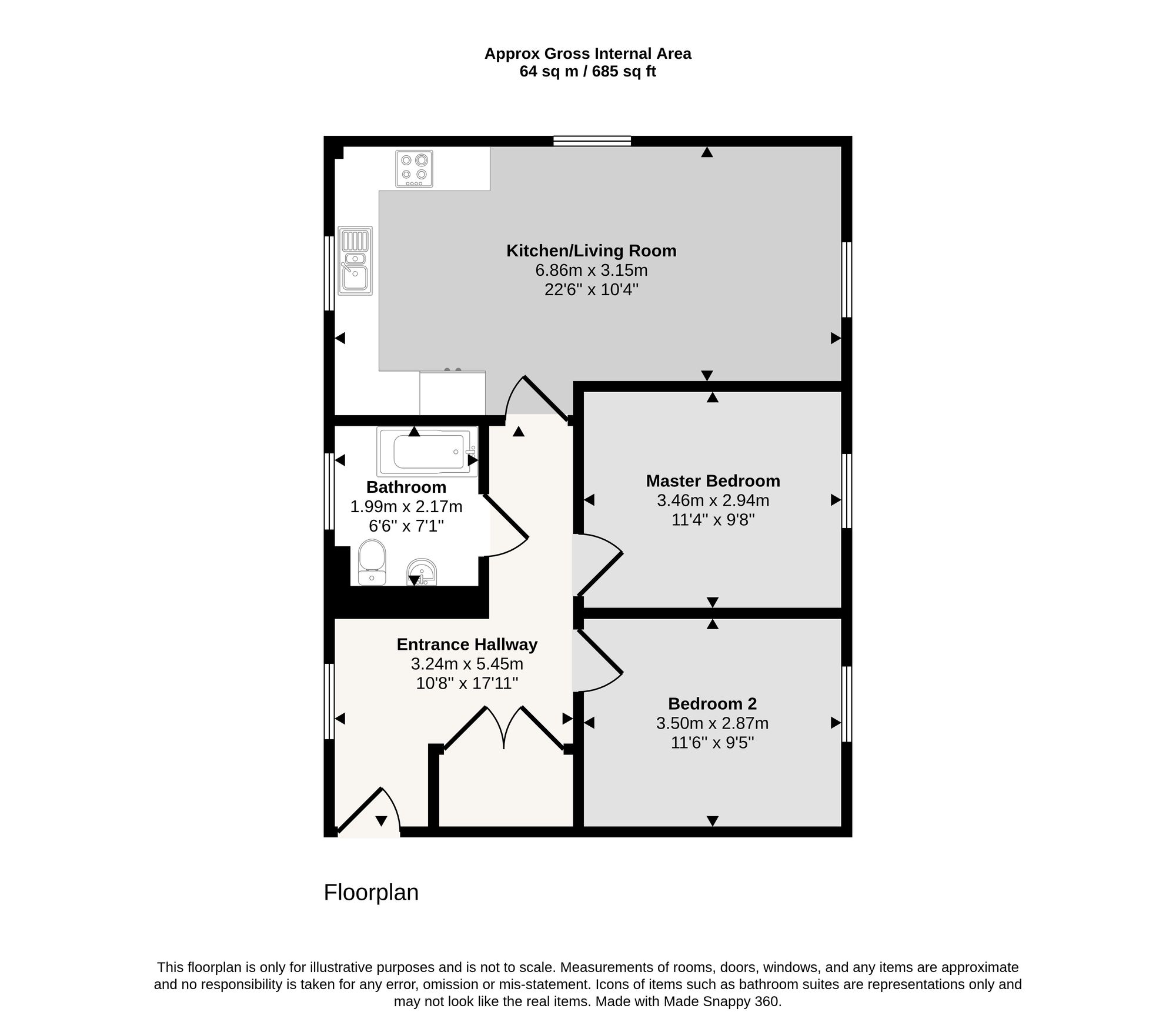 81 Central Avenue, Huntingdon floorplan
