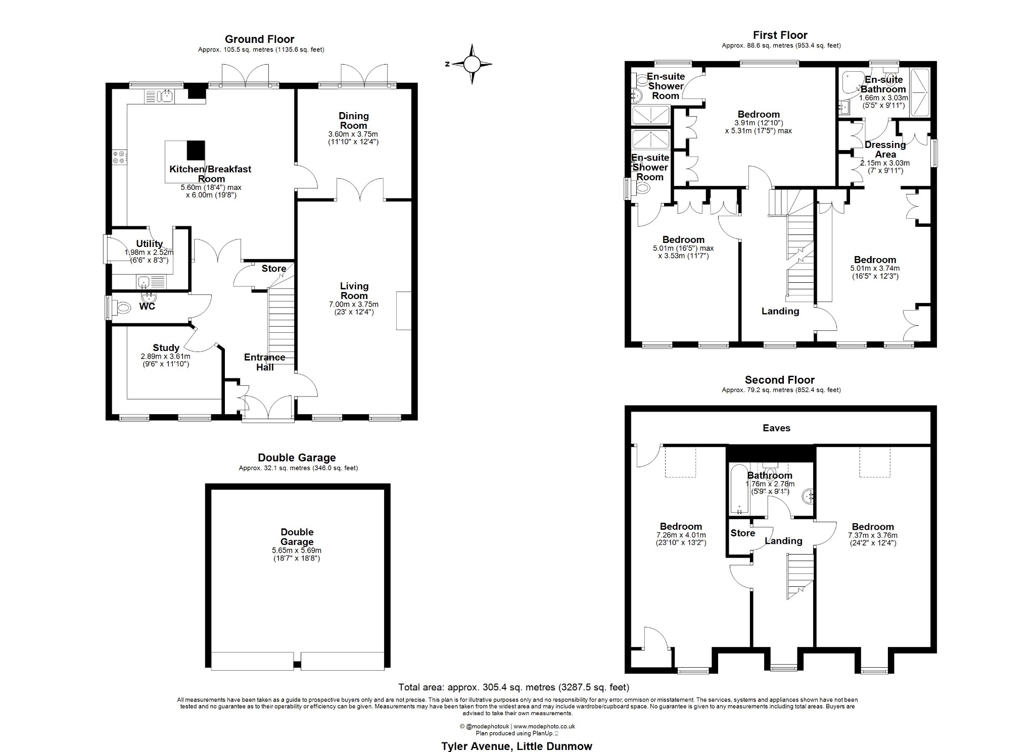 32, Tyler Avenue, Dunmow floorplan