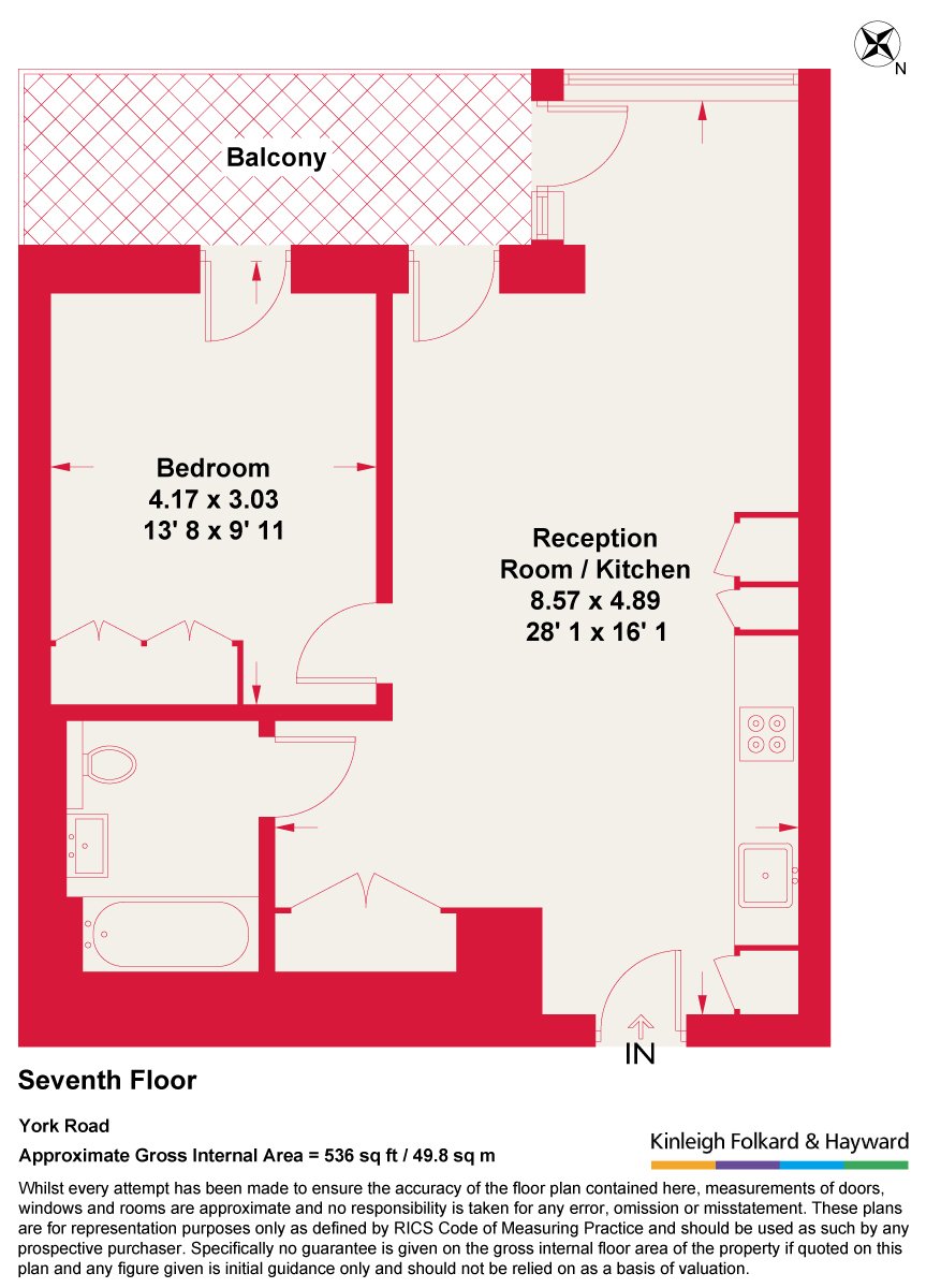 York Place, Battersea floorplan