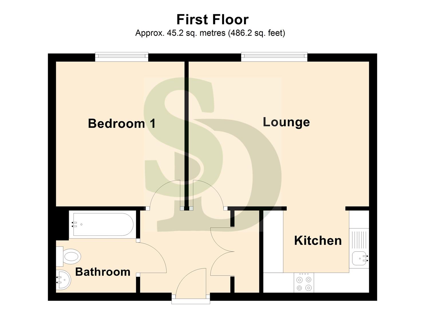 Choice View, Flat 4, Centreway Apartments, Ilford floorplan