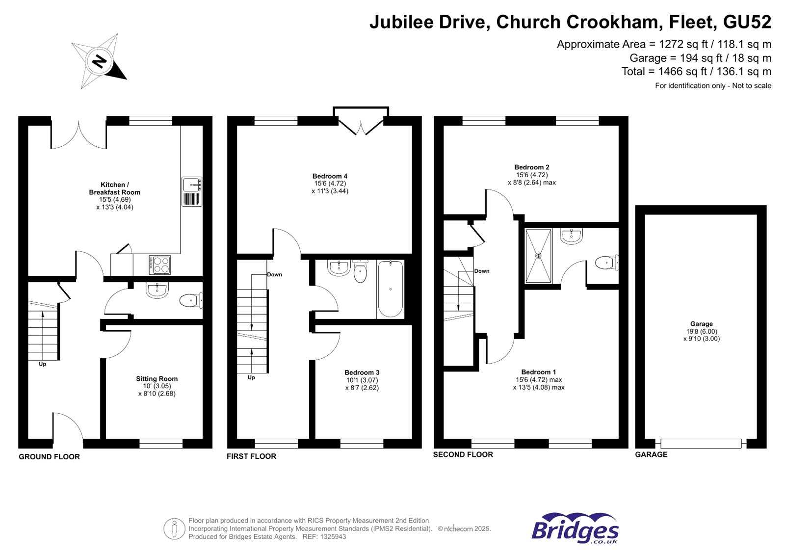 132, Jubilee Drive, Fleet floorplan