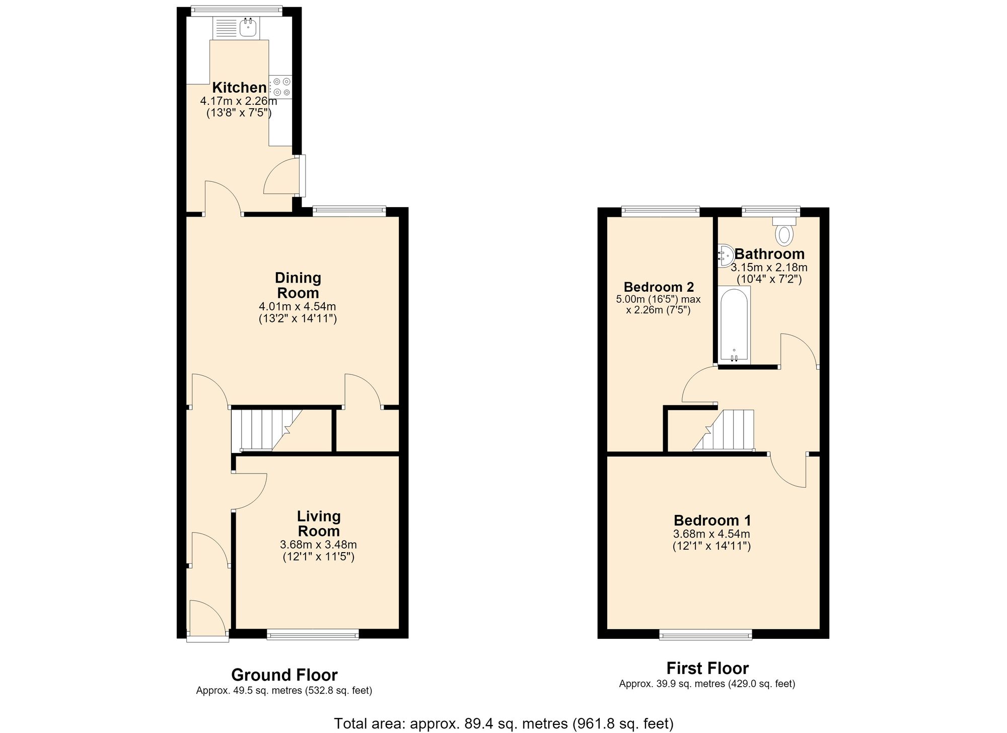 8 Norman Road, Accrington floorplan