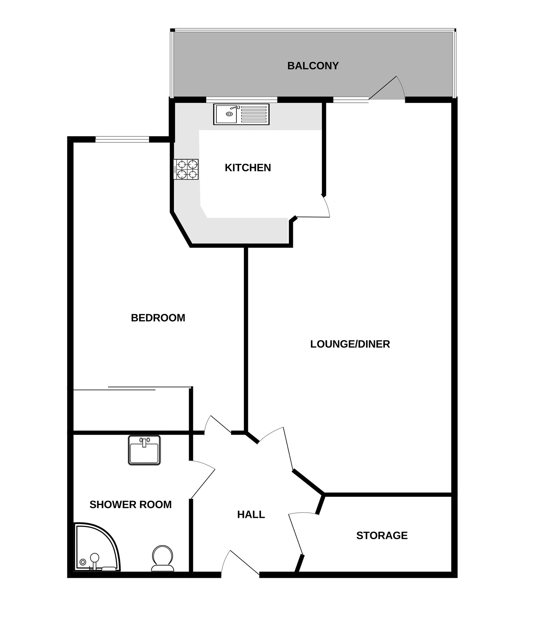 26 Hardy Lodge, Coppice street, Shaftesbury floorplan