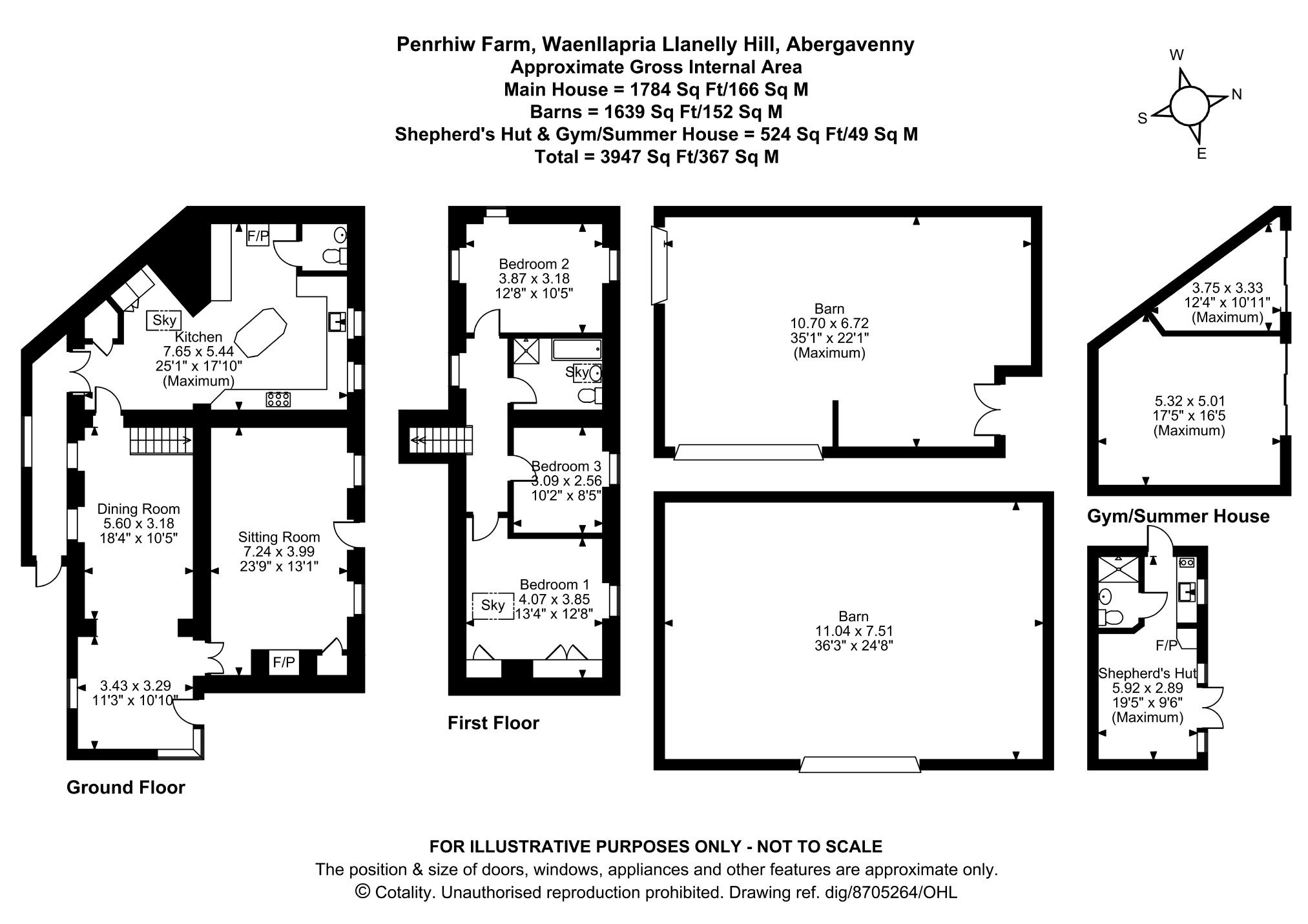 Waenllapria, Abergavenny floorplan