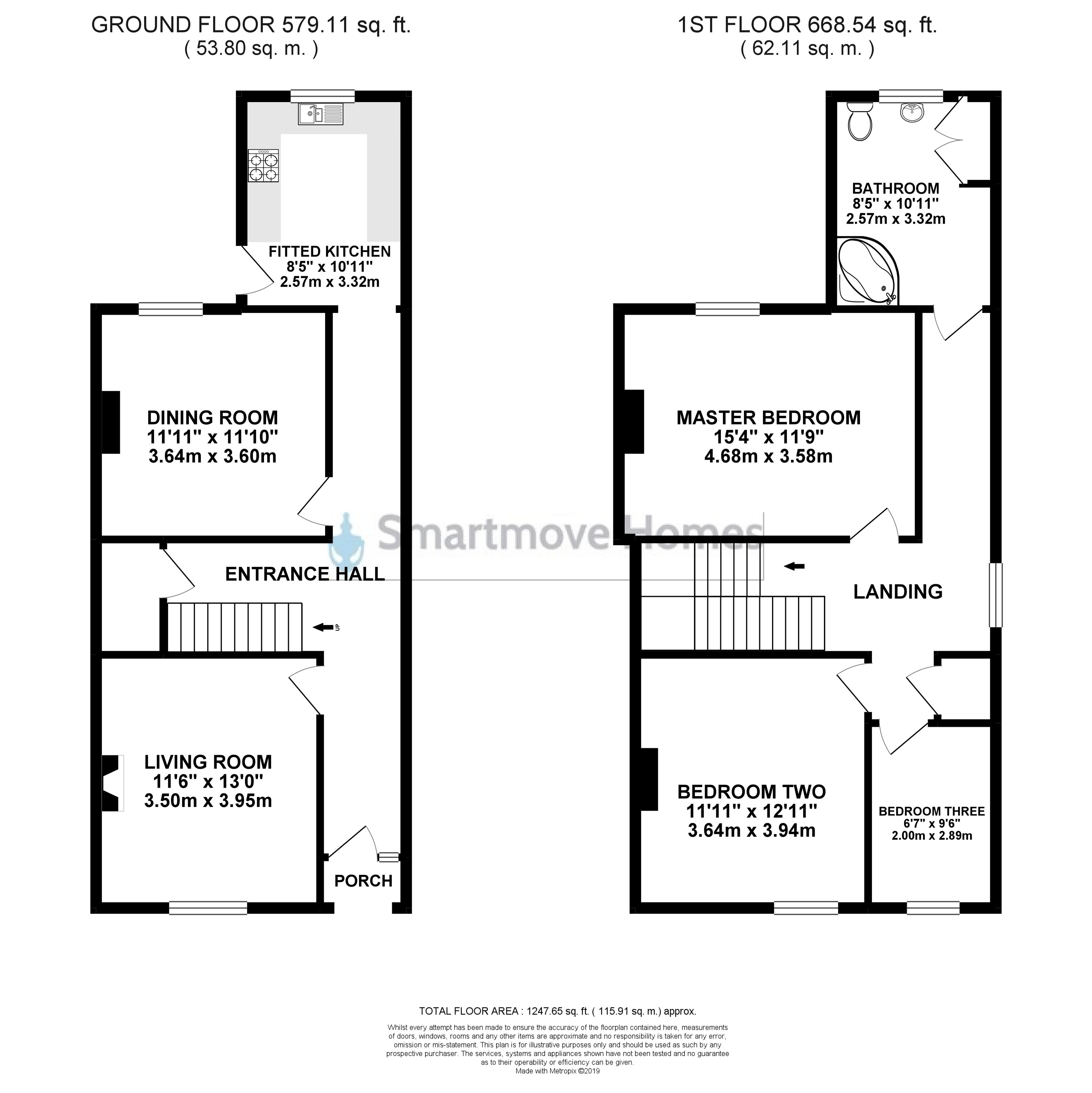 3 Bedrooms Terraced house for sale in Chapel Street, Ripley DE5
