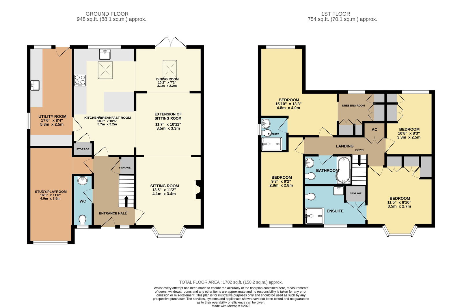 25, Baldenhall, Malvern floorplan