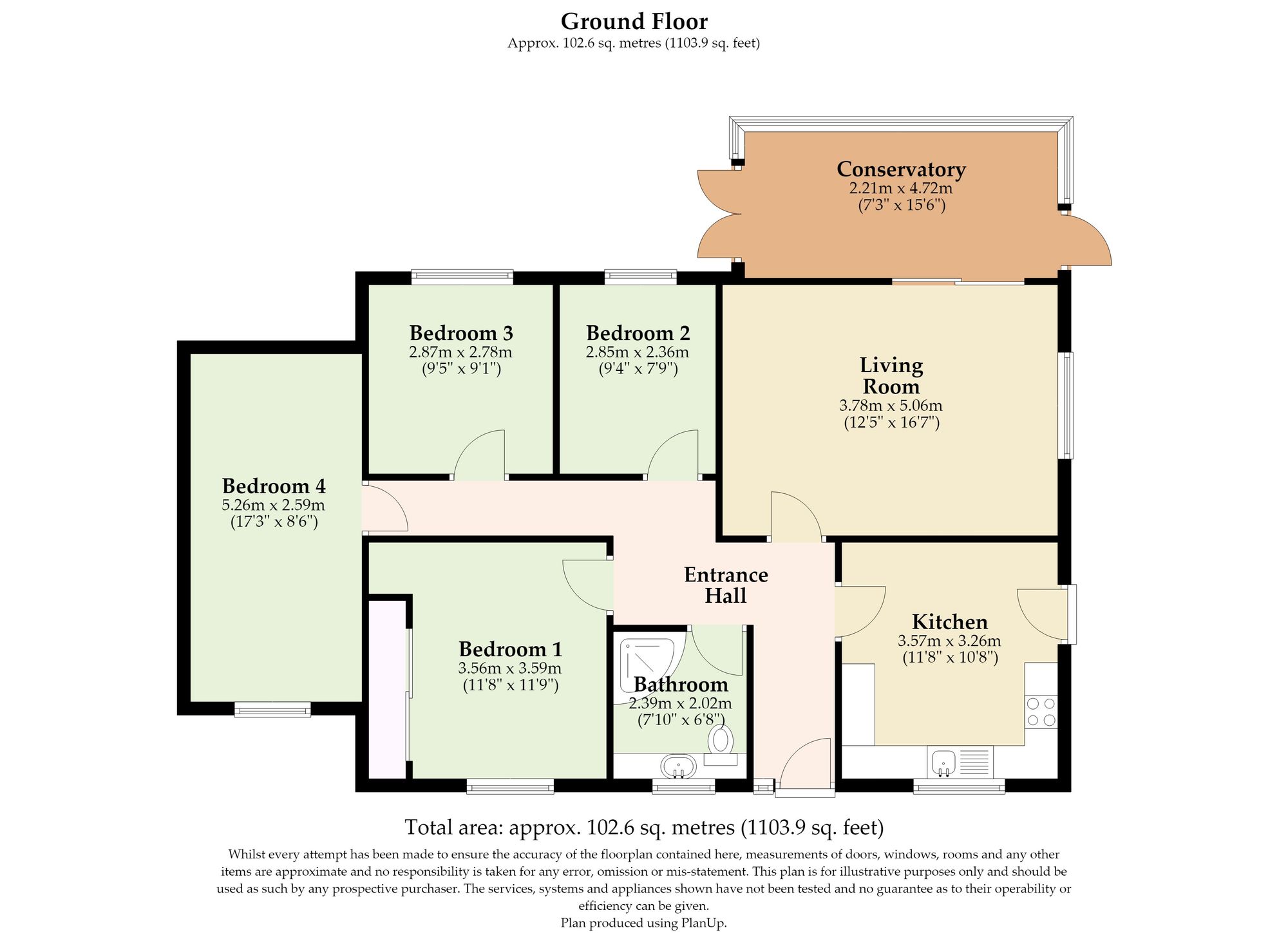 34 Highfield Road, Dereham floorplan
