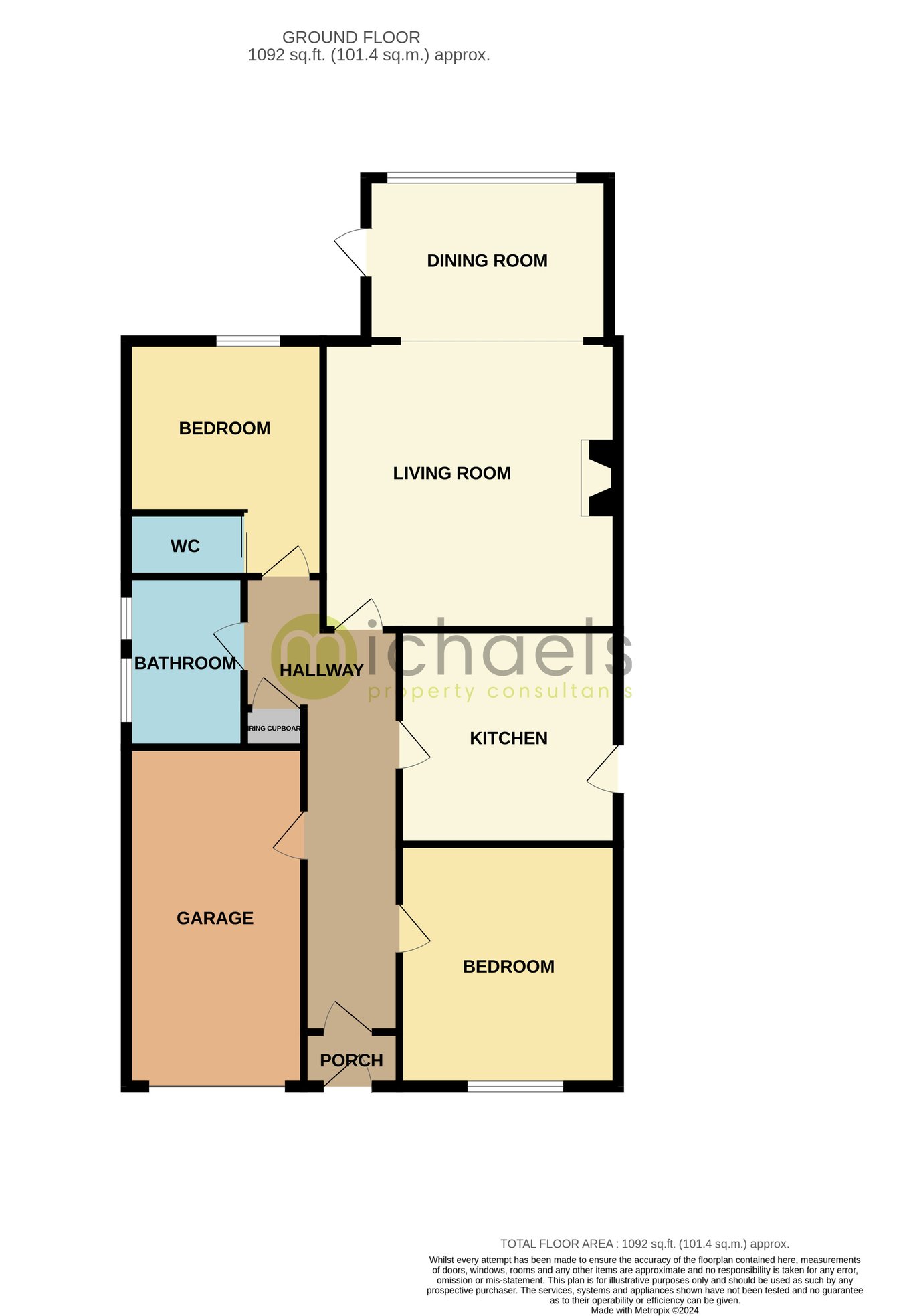 7, Hazelwood Crescent, Clacton-on-Sea floorplan