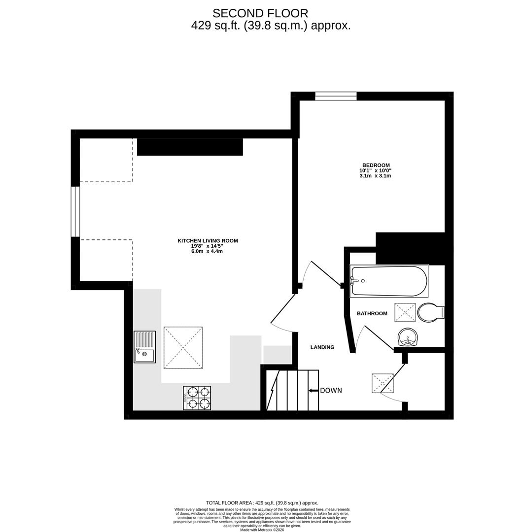50C, Street Lane, Leeds floorplan