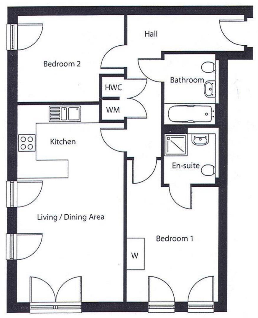 303, Dalgin Place, Milton Keynes floorplan