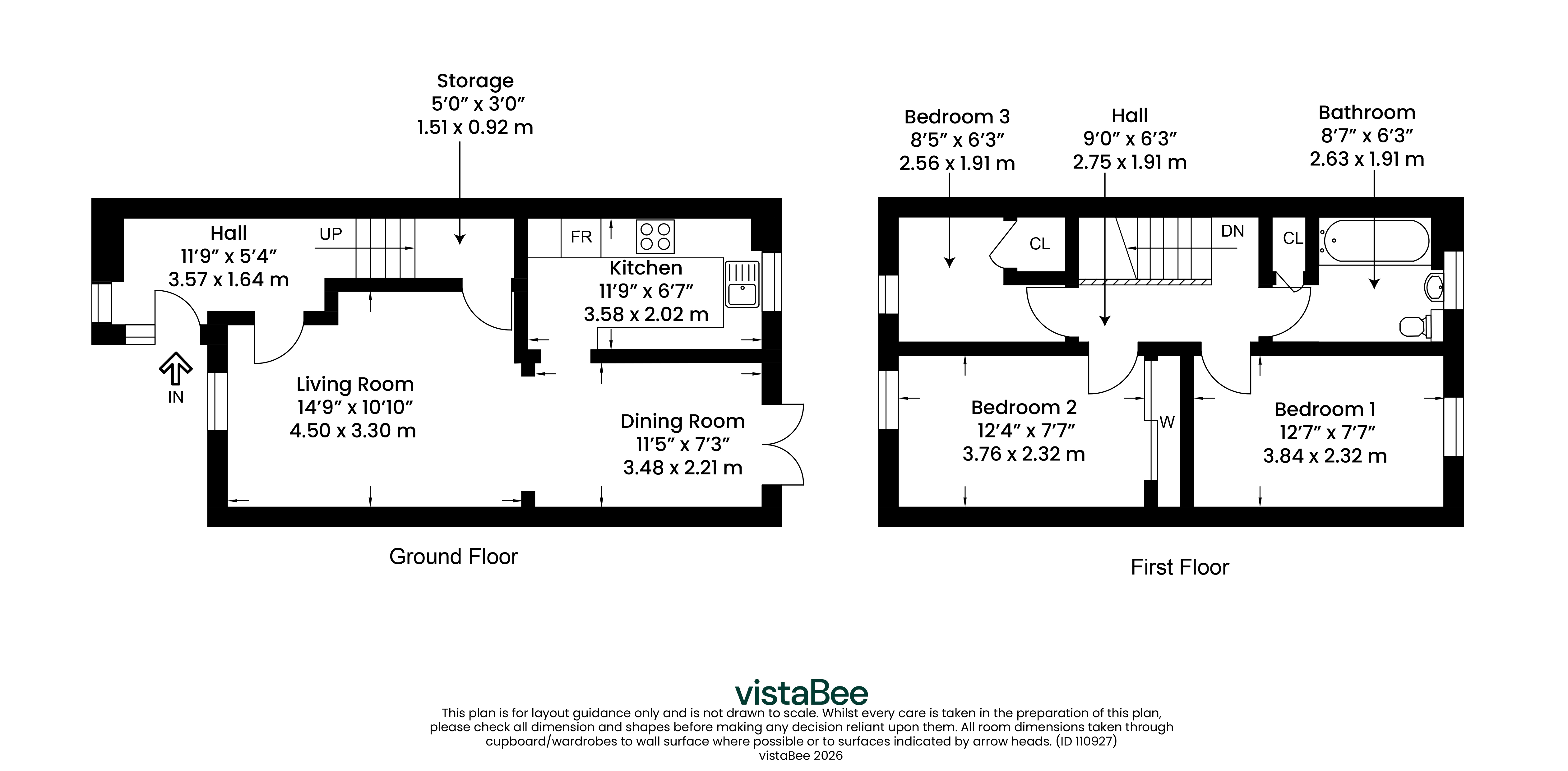 17, Upper Bourtree Court, Glasgow floorplan